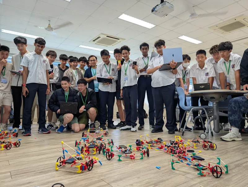 A floor full of robot cars