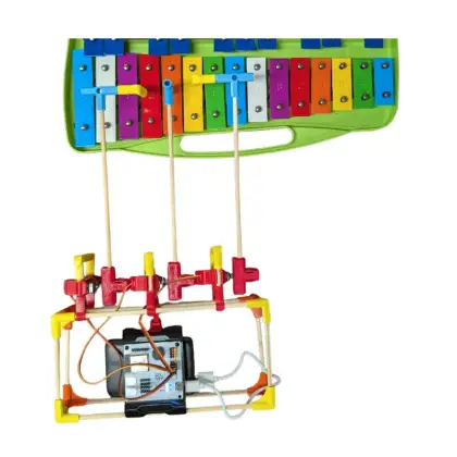 A robot that plays the xylophone