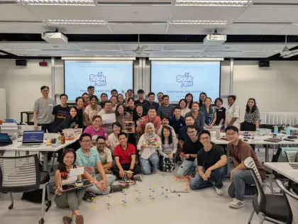A teacher cohort at SUTD's STEAM Teaching Programme