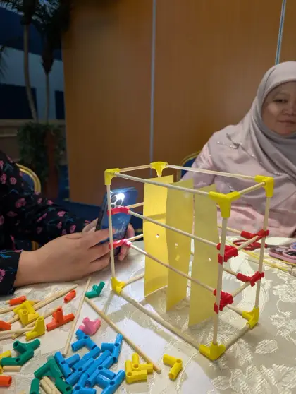 A teacher's light-box build