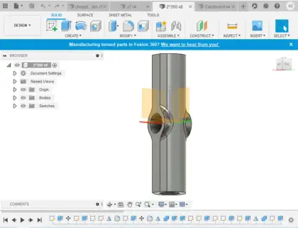 Designing the straight connector