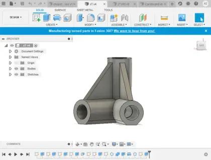 Designing the T connector