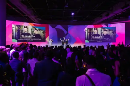 Stick 'Em on the big screens at the Hult Prize